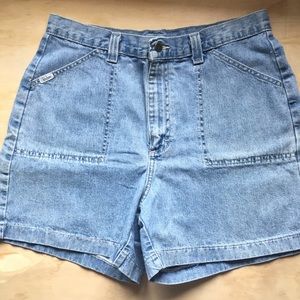 Vintage Riders High-Waisted Mom Denim Shorts